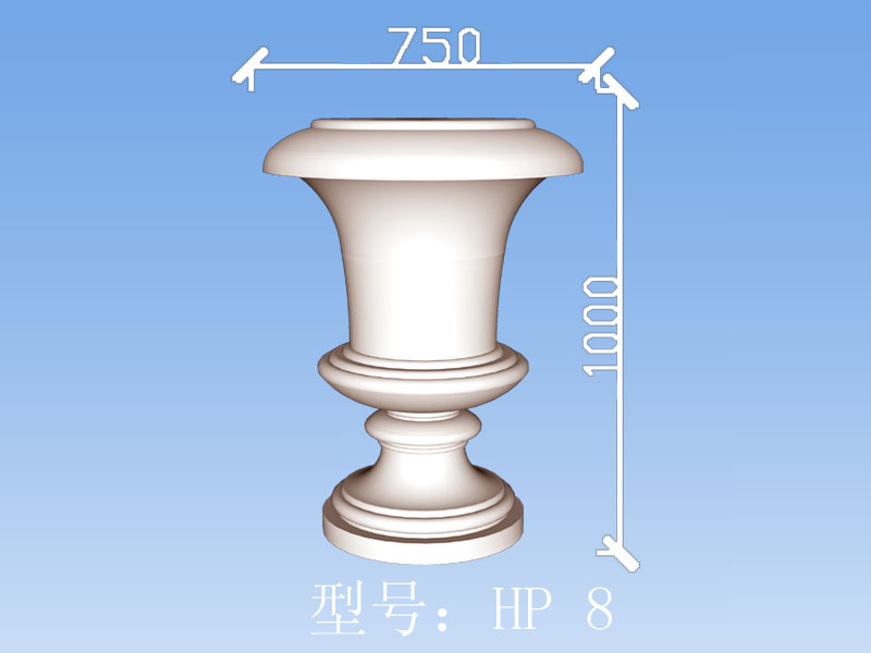 GRC水泥花盆P10